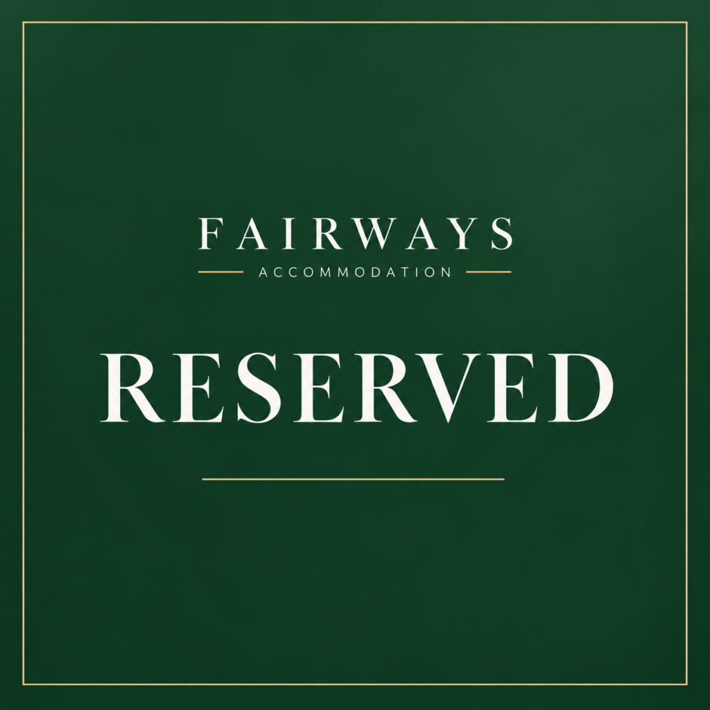 Fairways Accommodation Reserved